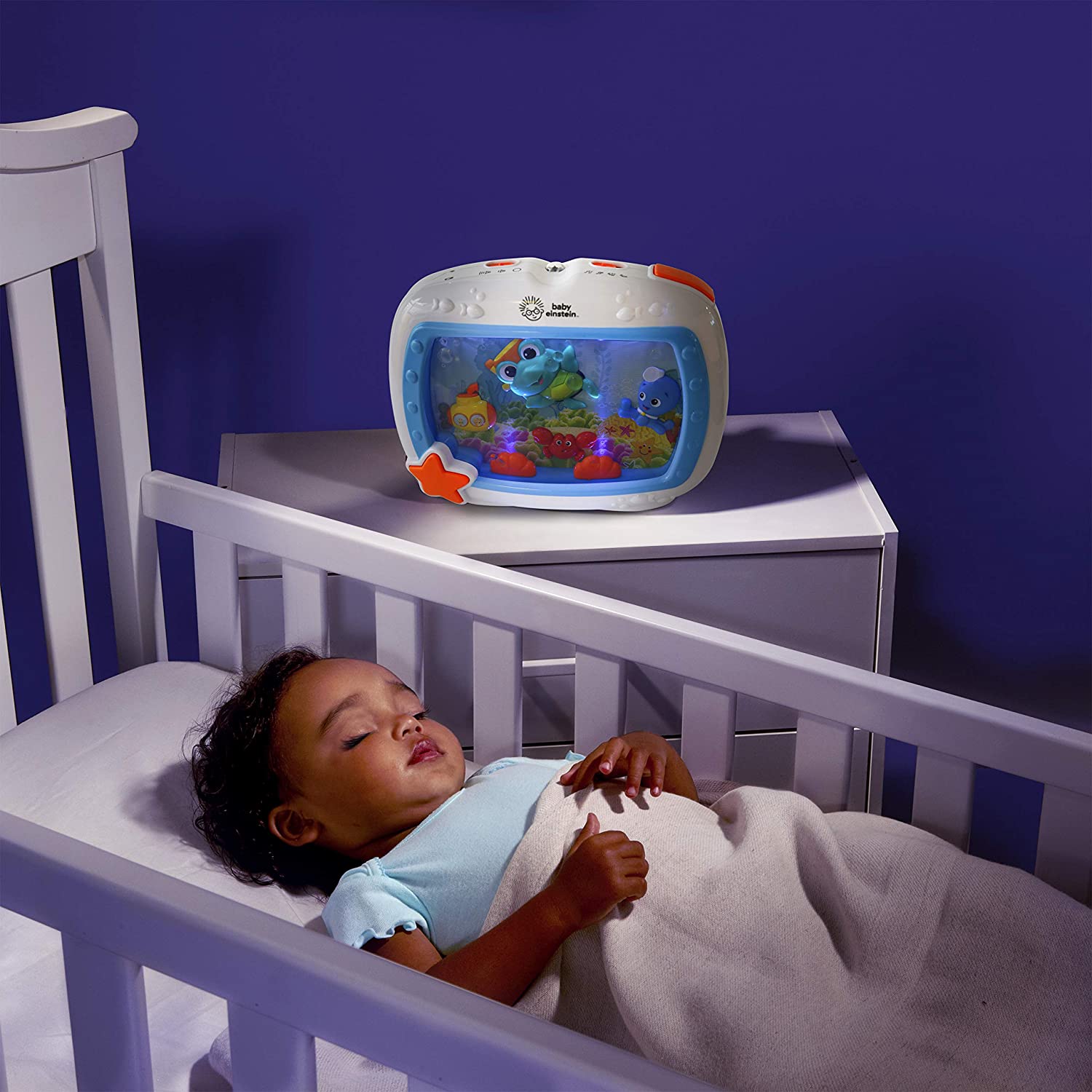 Baby Einstein Sea Dreams Soother Musical Crib Toy and Sound Machine ...