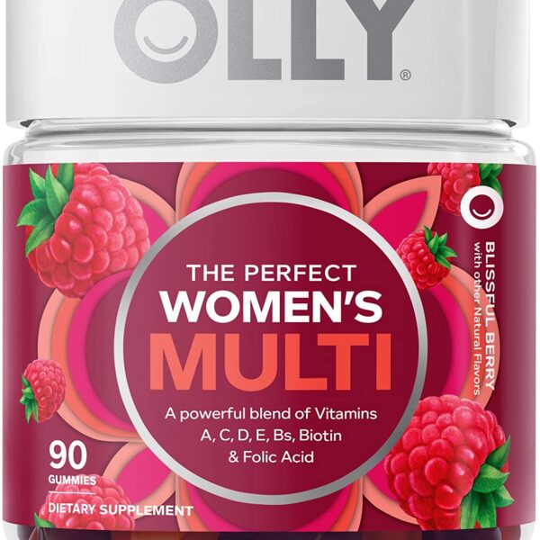 Olly Women's Multivitamin Gummy, Berry, 90 Gummies