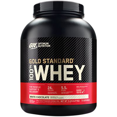Optimum Nutrition Gold Standard 100% Whey Protein Powder, White Chocolate, 5 Pound