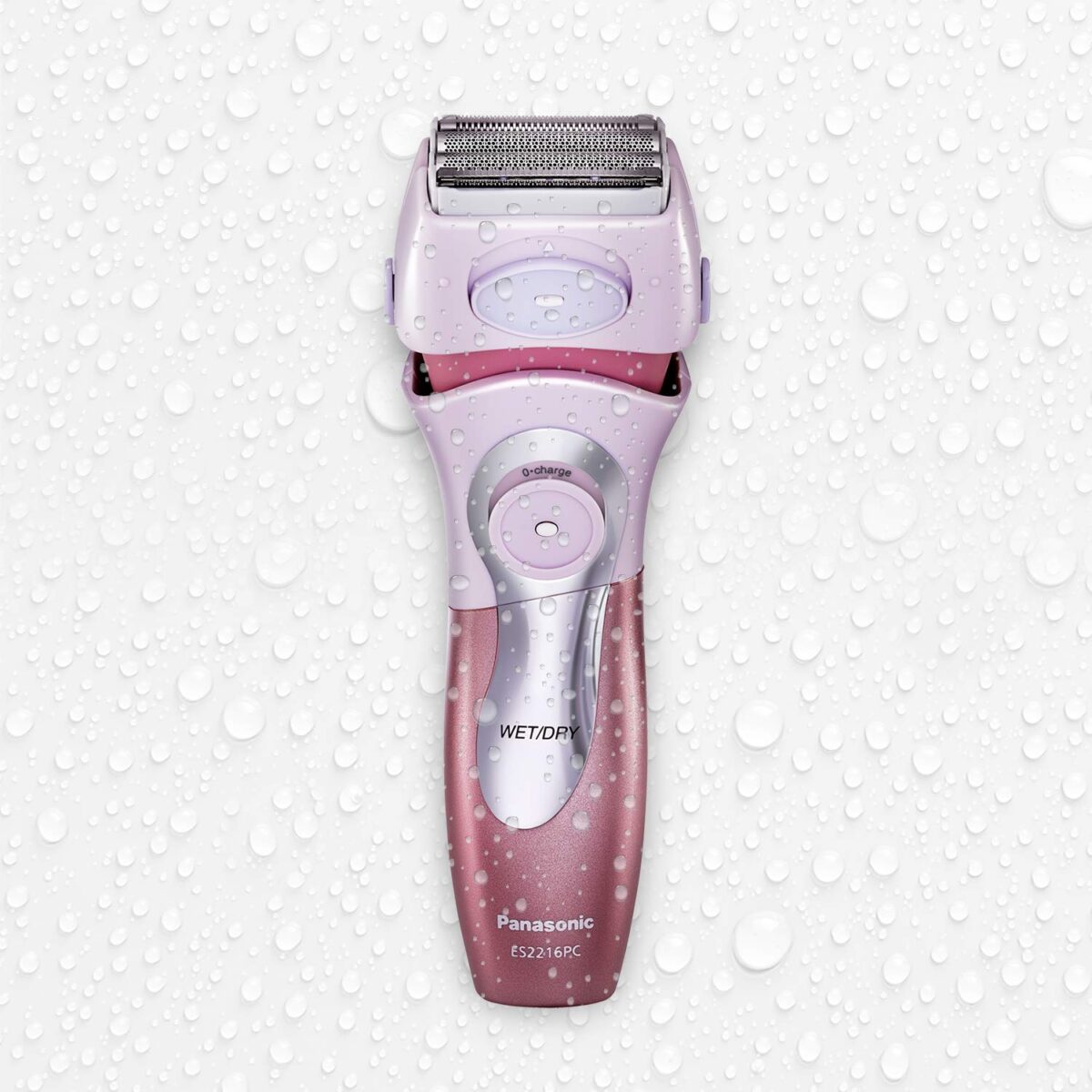 Panasonic Electric Shaver for Women, Cordless 4 Blade Razor, Close Curves, Bikini Attachment, Pop-Up Trimmer, Wet Dry Operation - ES2216PC